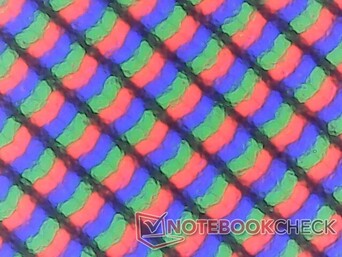 Matte subpixel array