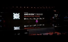 AMD has unveiled three new processors with 3D V-cache at CES 2023 (image via AMD)