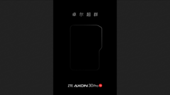 ZTE&#039;s new and oddly-shaped teaser. (Source: Weibo)