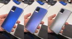 The Vivo smartphone uses electricity to change color. (Image source: Vivo/YouTube - edited)