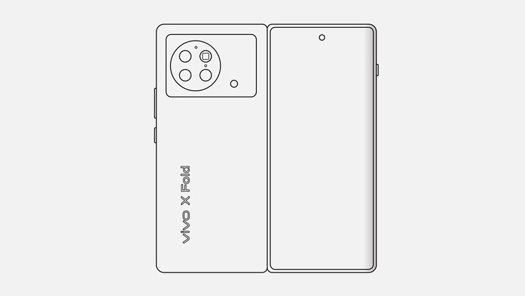 A mockup of the Vivo X Fold that has already leaked. (Image source: Digital Chat Station)