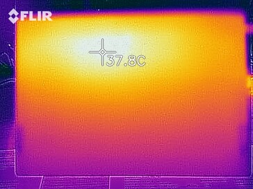 Heat map under load - Bottom