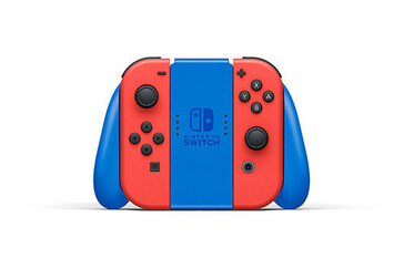 Nintendo Switch Mario Red & Blue Edition grip. (Image source: Nintendo)