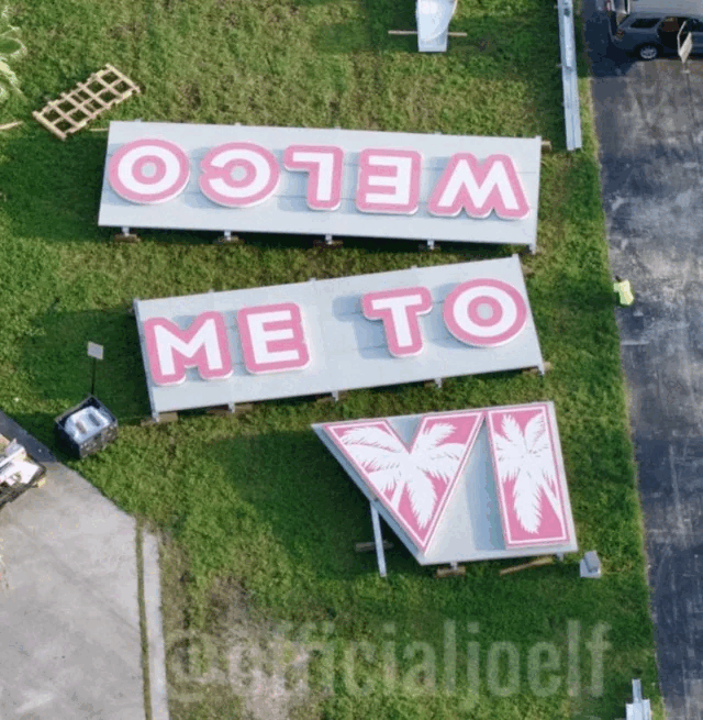 Alleged GTA 6 advertising panels reportedly photographed behind the Kaseya Center in Miami.