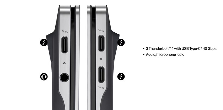 The new OmniBook Ultra 14 contains four ports.