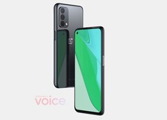 The OnePlus Nord N10 5G&#039;s successor in renders. (Source: Voice)