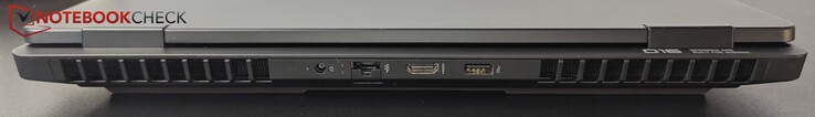 Rear: AC, LAN, HDMI 2.1, USB-A (10 Gbitps)
