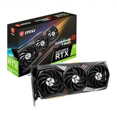 An MSI subsidiary tried to sell the GeForce RTX 3080 GAMING TRIO X at an exorbitant price. Image via MSI