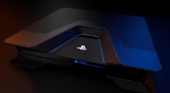 The PS5 design may still be inspired by the well-known devkit&#039;s appearance. (Image source: Fan-made render via NeoGAF)