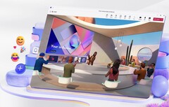 Microsoft Mesh 3D VR work space in MS Teams is now available to all users. (Source: Microsoft)