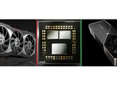 The Ryzen 9 5950X has been spotted assisting the RX 6800 XT and RTX 3090. (Image source: AMD/Nvidia - edited)