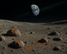 Rust forms on the Moon, caused by oxygen particles from Earth’s atmosphere that reach its surface through the so-called Earth Wind. (Image source: OpenAI)