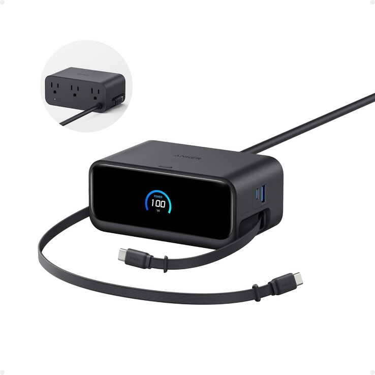 The Anker Nano Charging Station (7-in-1, 100W). (Image source: Anker)