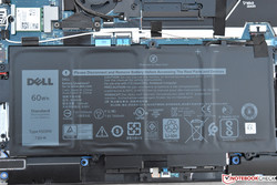 The internal 60 Wh battery