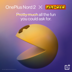 The OnePlus Nord 2 x PAC-MAN Edition will debut on November 15. (Image source: OnePlus)