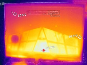 Back temperatures (Idle)