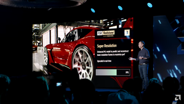 FSR Redstone also brings ML based Super Resolution. (Image source: AMD)