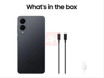 Galaxy S25 Edge leaked product image showing what's included in the box. (Image source: Android Headlines)