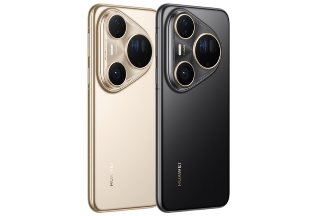 The Huawei Pura 80 Ultra in classic black and gold finishes (Image source: Huawei)