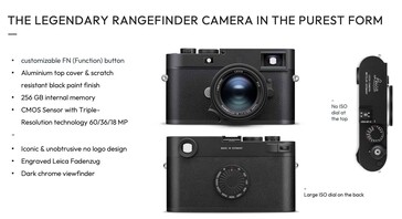 The M11-D sports a stripped-down and discreet look (Image source: Leica Rumors)