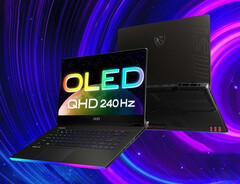 MSI&#039;s Raider GE67 HX is the first laptop to offer a 240 Hz OLED display. (Image Source: MSI)
