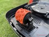 Driven and steerable front wheel