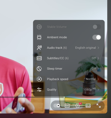 New transparent settings page (Image source: Kristen Spradlin / Notebookcheck)