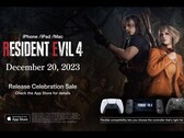 The highly reviewed AAA title is now available on the App Store (Image Source: Resident Evil via YouTube)