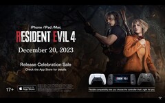 The highly reviewed AAA title is now available on the App Store (Image Source: Resident Evil via YouTube)