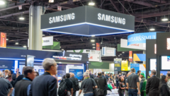 Samsung Foundry 2 nm yields have improved remarkably. Pictured - Samsung stand at an event. (image source: Samsung)