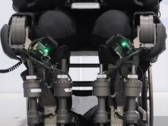 The WalkOn F1 is a next-gen exoskeleton that allows users to put it on, and walk, unaided, increasing independence for paraplegic users (Image Source : Exoskeleton lab @KAIST - Edited)