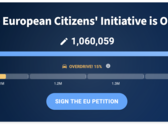 Goal reached: One million signatures have been collected. (Image source: Stop Killing Games)