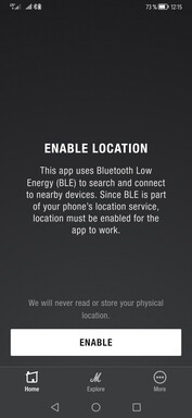 Location requirement on the app = data protection and battery issues