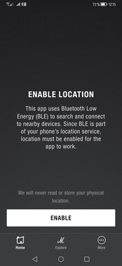 Location requirement on the app = data protection and battery issues