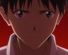 A screengrab of Shinji Ikari from Evangelion 3.01.01 Thrice Upon a Time's trailer