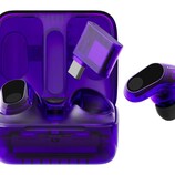 The Glass Purple Sony Inzone Buds have a translucent design.