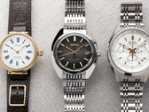 Pictured - Three out of the four 145th Anniversary Seiko limited-edition watches in the collection. (Image source: Fratello)