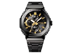 The Casio G-SHOCK GMC-B2100ZE-1A with the black and gold accents. (Image source: Casio)