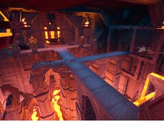An image from the game Hydroneer showing a construction.