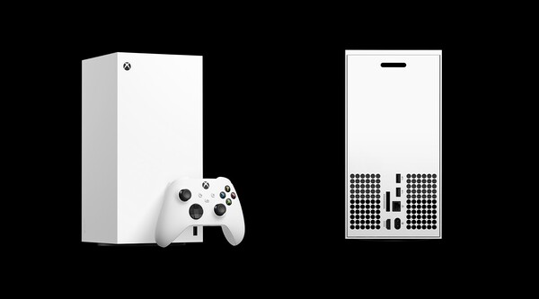 The Xbox Series X All-Digital Edition doesn't have a disc drive. (Image source: Xbox)