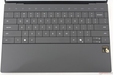 Zero-lattice keyboard with familiar QWERTY layout