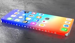 A popular fan-made concept video for the Apple iPhone 13 featured a wraparound display. (Image source: You Tech)