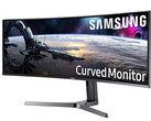 The Samsung C43J89 is a 3840x1200 32:10 curved monitor with a 120 Hz refresh rate. (Source: Samsung)