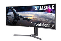 The Samsung C43J89 is a 3840x1200 32:10 curved monitor with a 120 Hz refresh rate. (Source: Samsung)