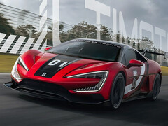 The BYD Yangwang U9 Track Edition that set a new EV speed record. (Image source: BYD)