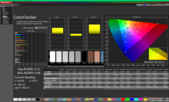 ColorChecker before calibration (P3)