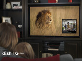 Nest Hello video doorbell data on a DISH-connected TV. (Source: DISH)