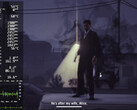 DroidDeck 0.3.0 running Alan Wake's American Nightmare with the Steam performance overlay visible.