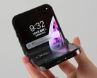 A third party created the first foldable iPhone almost three years ago. (Image source: Bilibili)