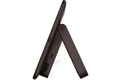 Side view with kickstand and attacked Plus Pack.